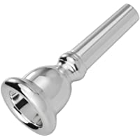 Leorx Boquilla profesional de trombón alto boca-material cobre (plata)